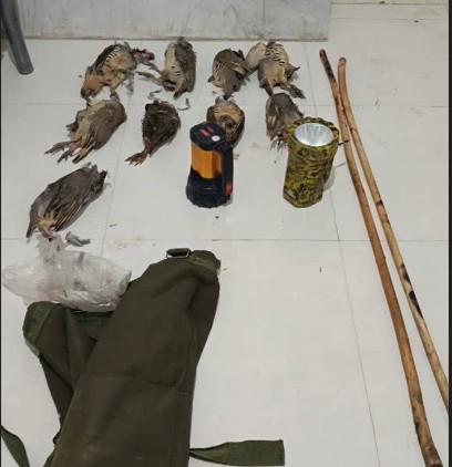 دستگیری شکارچی کبک در نقطه صفر مرزی